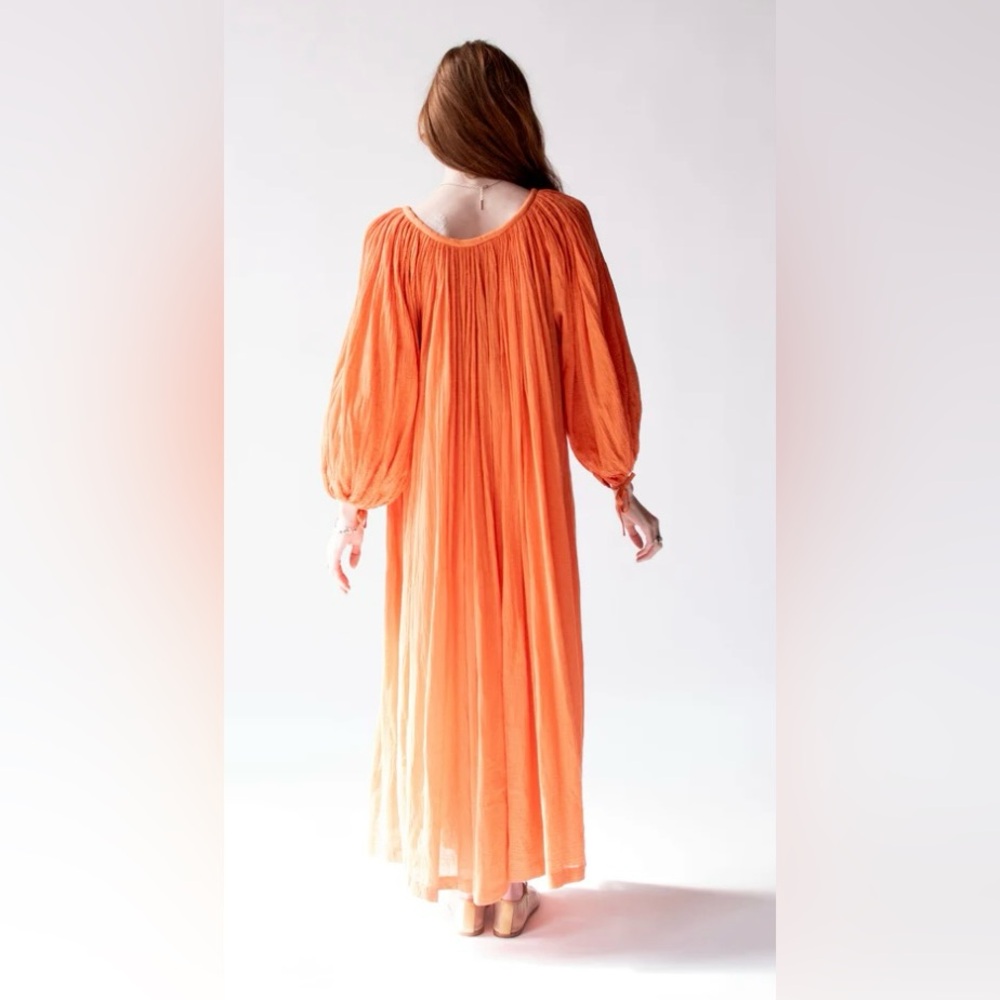 1970s Gauze Dress | Amerikan Climax-Pink - Picture 2 of 7